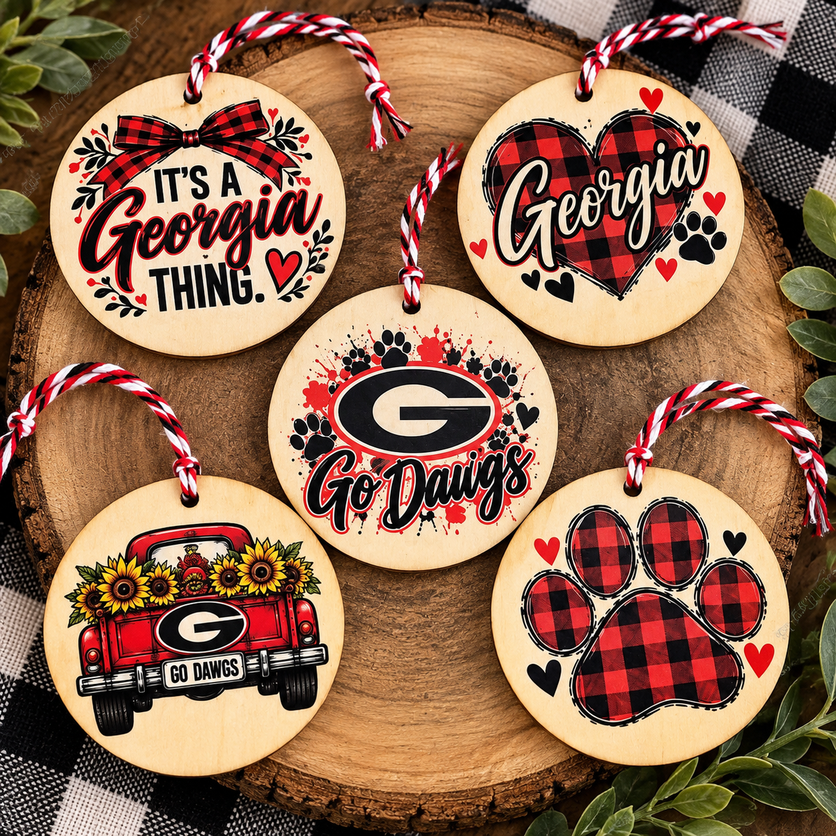 Game Day Ornaments