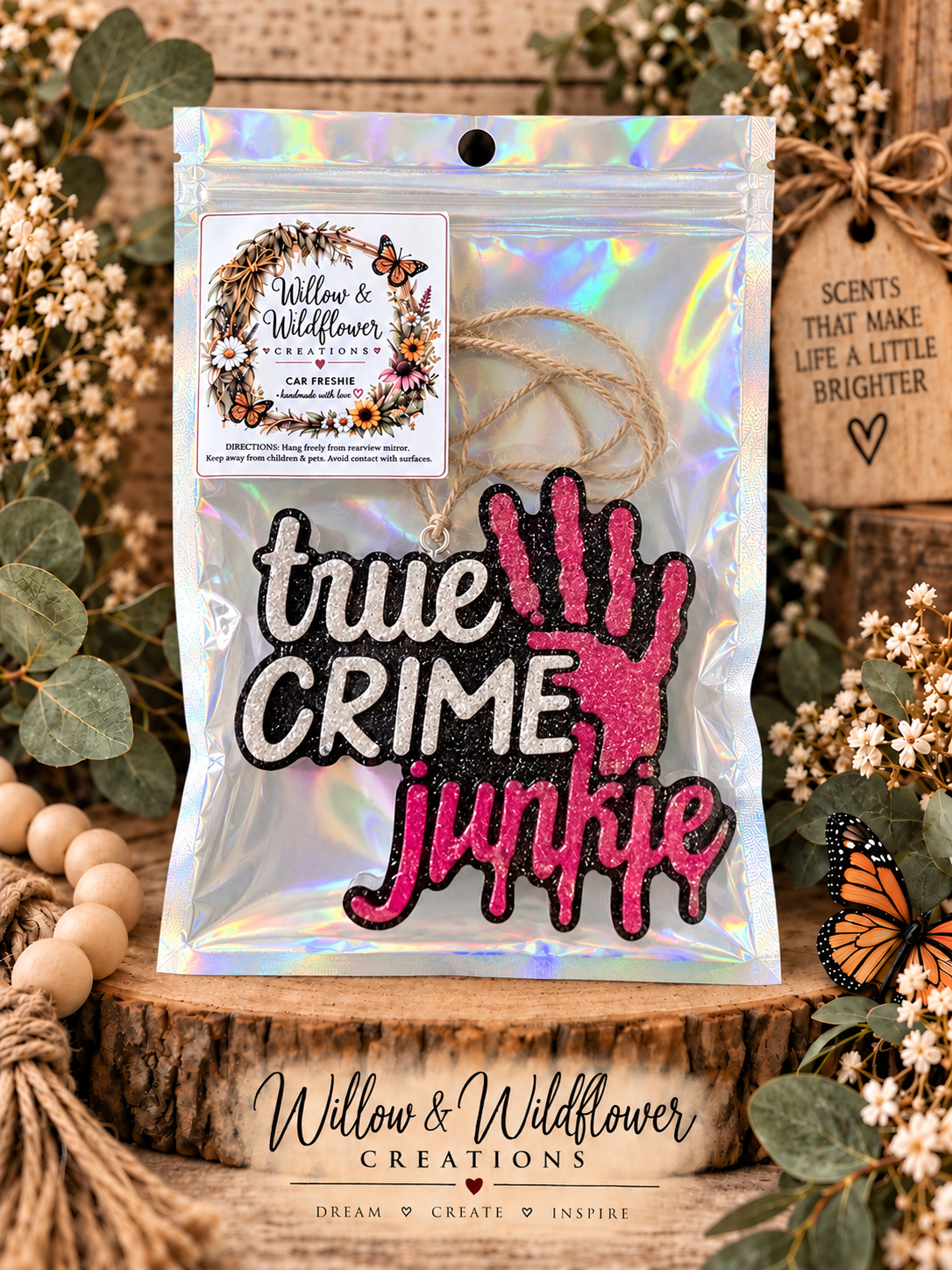 True Crime Junkie Halloween Freshie